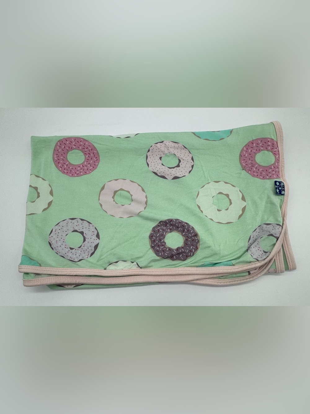 KicKee Pants Bamboo Viscose Swaddle Blanket in Donuts Print